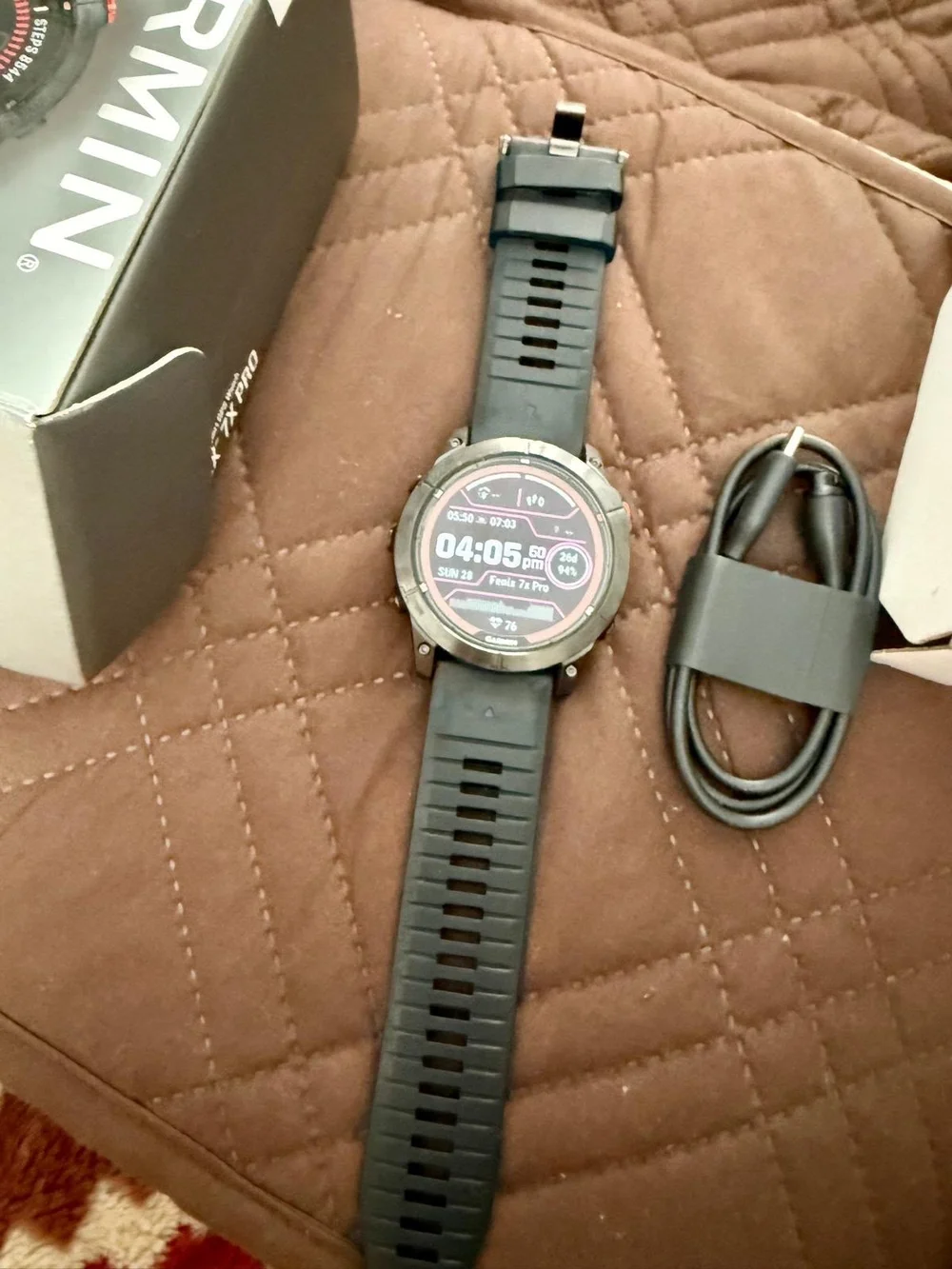 Garmin Fenix 7X Pro Solar Multisport GPS Watch - Black